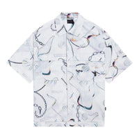 Li-Ning x Glare Way Of Wade Full Version Logo Shirt 'White Grey' ASHS445-1