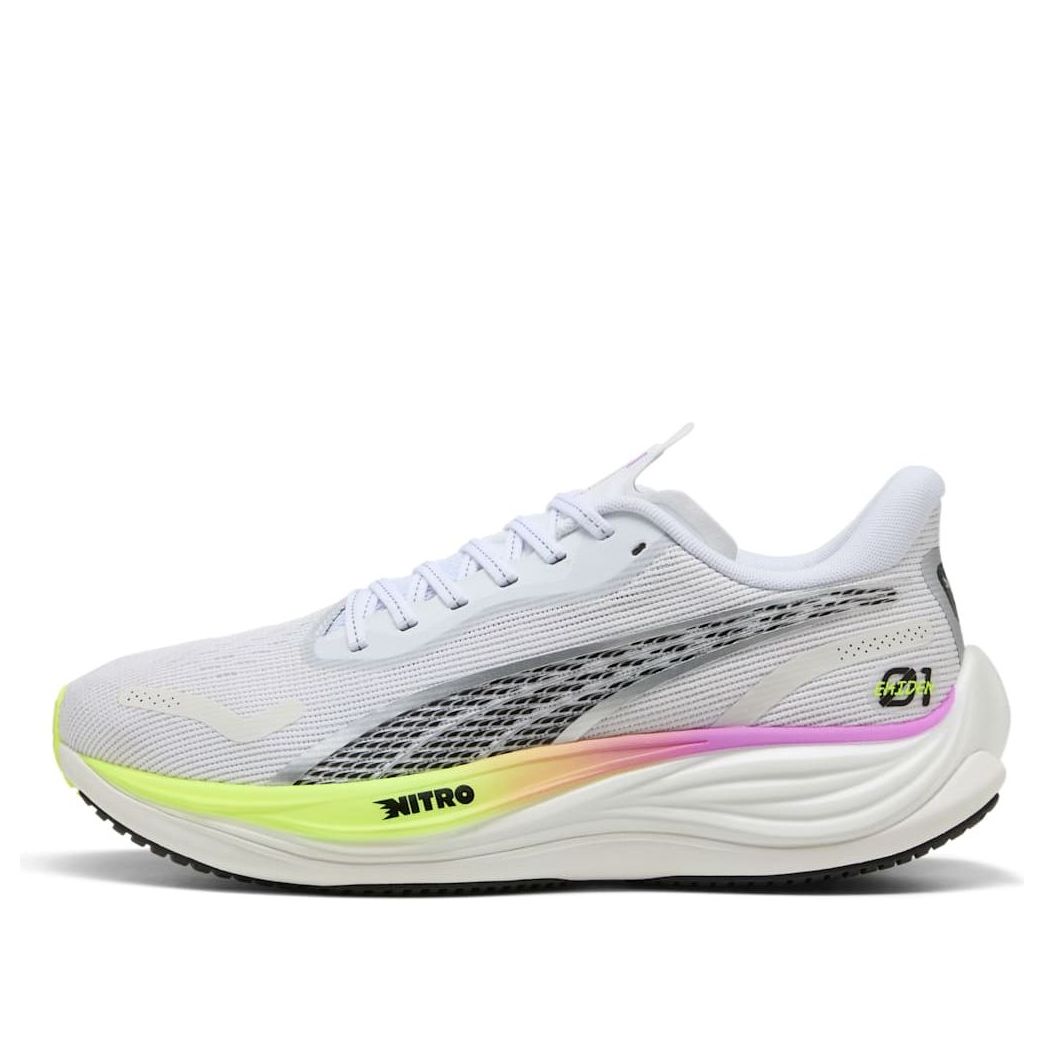 PUMA Velocity Nitro 3 Ekiden Glow 'White Pure Magenta Yellow' 311902-01