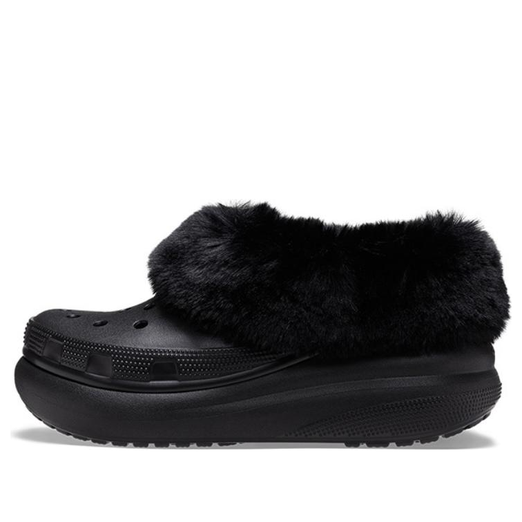 Crocs Furever Crush Shoe Clogs 'Black' 208446-001
