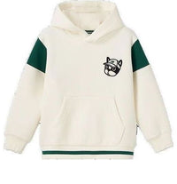 (GS) New Balance Casual Hoodie 'White Green' 7CD12053-IV