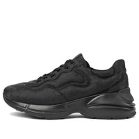 Gucci Rhyton Sneakers 'Black Monogram Nylon' 757862-UUY00-1000