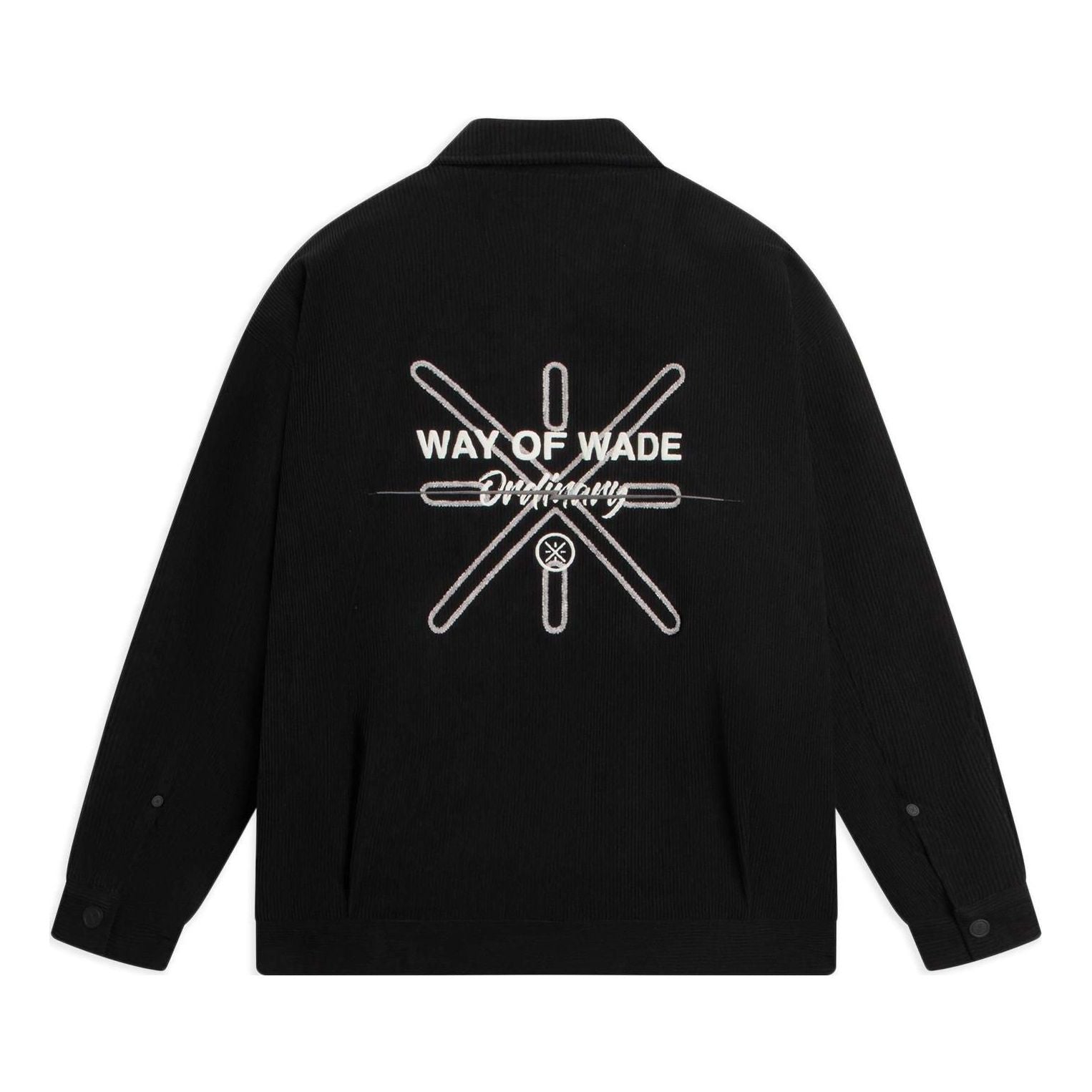 Li-Ning Way Of Wade Logo Corduroy Jacket 'Black' AJMS065-1