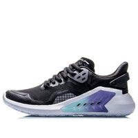 (WMNS) Li-Ning Sport Leisure 'Black White Blue' AGLQ088-2
