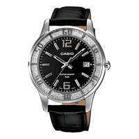CASIO quartz Leather Strap Stainless Steel Case 50 waterproof LTP-1359L-1A