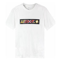 Nike Just Do It Athleisure Casual Sports Short Sleeve White BQ0170-100