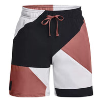 Under Armour Curry Woven 7 inch Basketball Shorts 'Black Pink White' 1377306-604