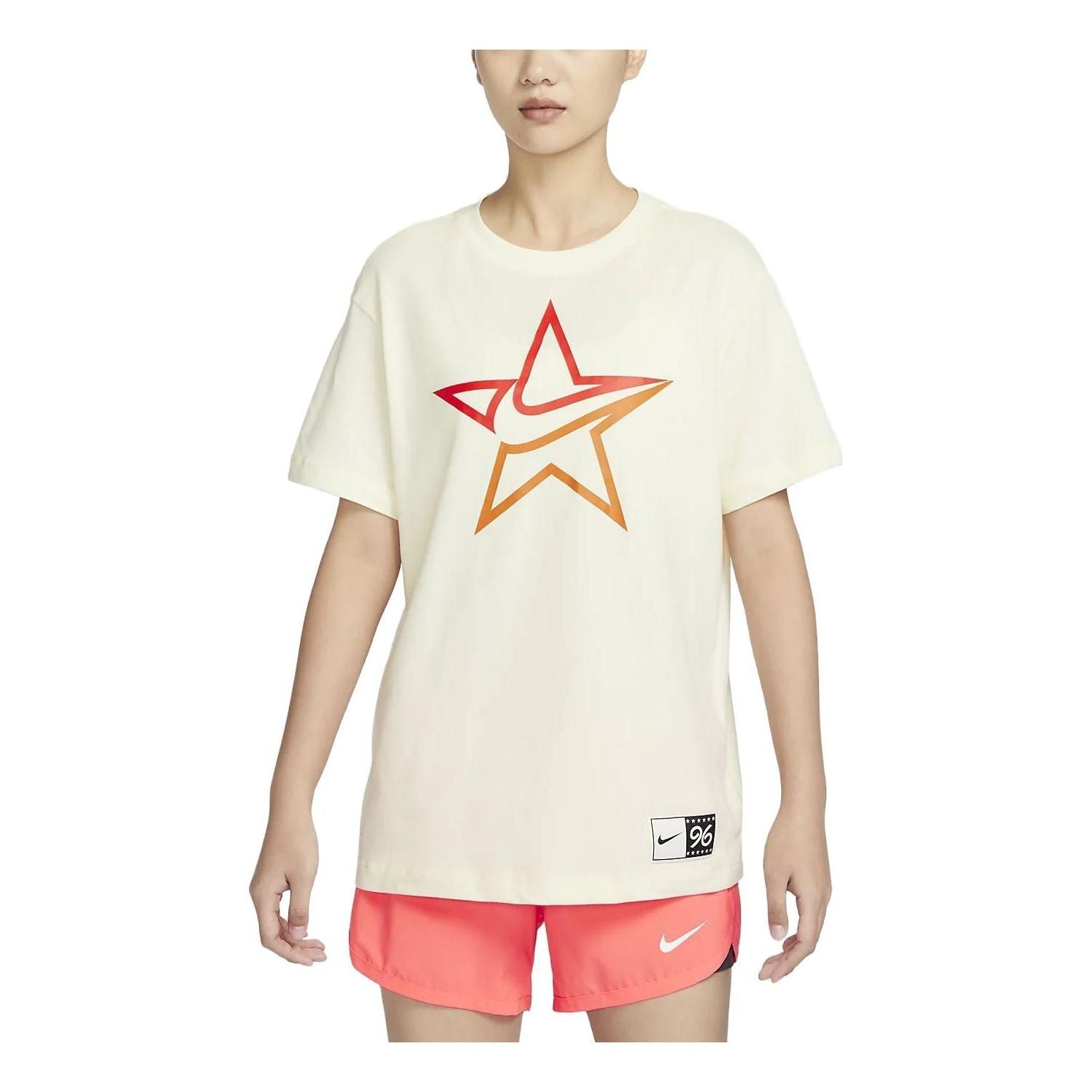 (WMNS) Nike Dri Fit Swoosh Fly T-shirt 'Coconut Milk' FD5061-113