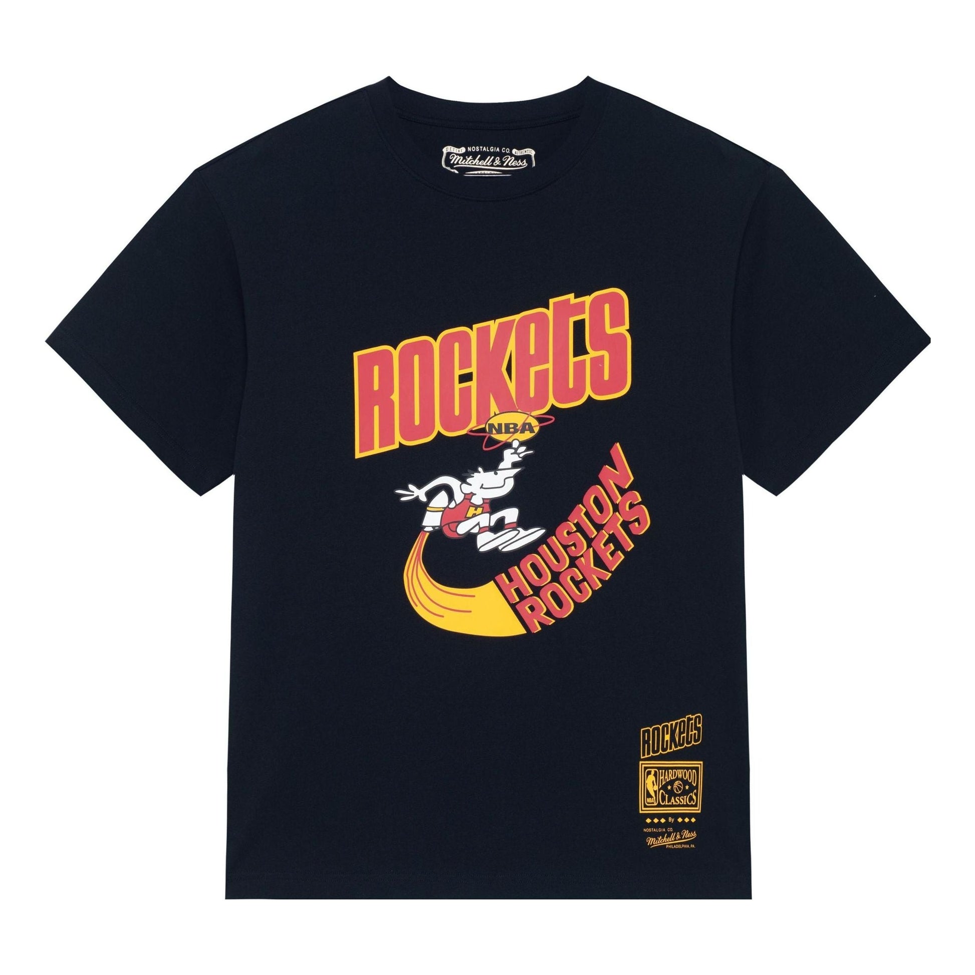 Mitchell & Ness x Cactus Jack by Travis Scott x BR Rockets T-Shirt 'Black' MNJYSST230163-BLACK