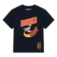Mitchell & Ness x Cactus Jack by Travis Scott x BR Rockets T-Shirt 'Black' MNJYSST230163-BLACK