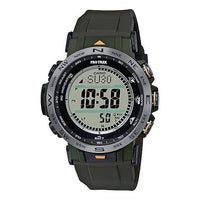 CASIO Solar Powered Sports Unisex Mens Dark Gray Digital PRW-30Y-3JF