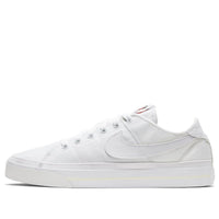 (WMNS) Nike Court Legacy Canvas 'Triple White' CZ0294-100