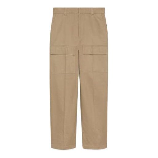Gucci Cotton Wide Leg Cargo Pant 'Light Brown' 762309-ZAPRO-9569