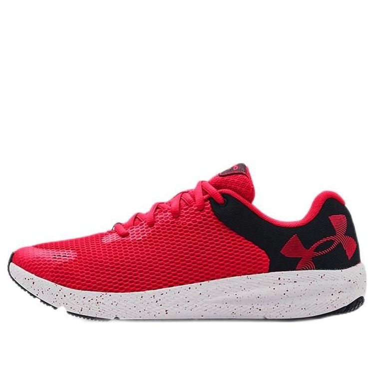 Under Armour Charged Pursuit 2 'Big Logo Speckle - Red Black' 3025249-600