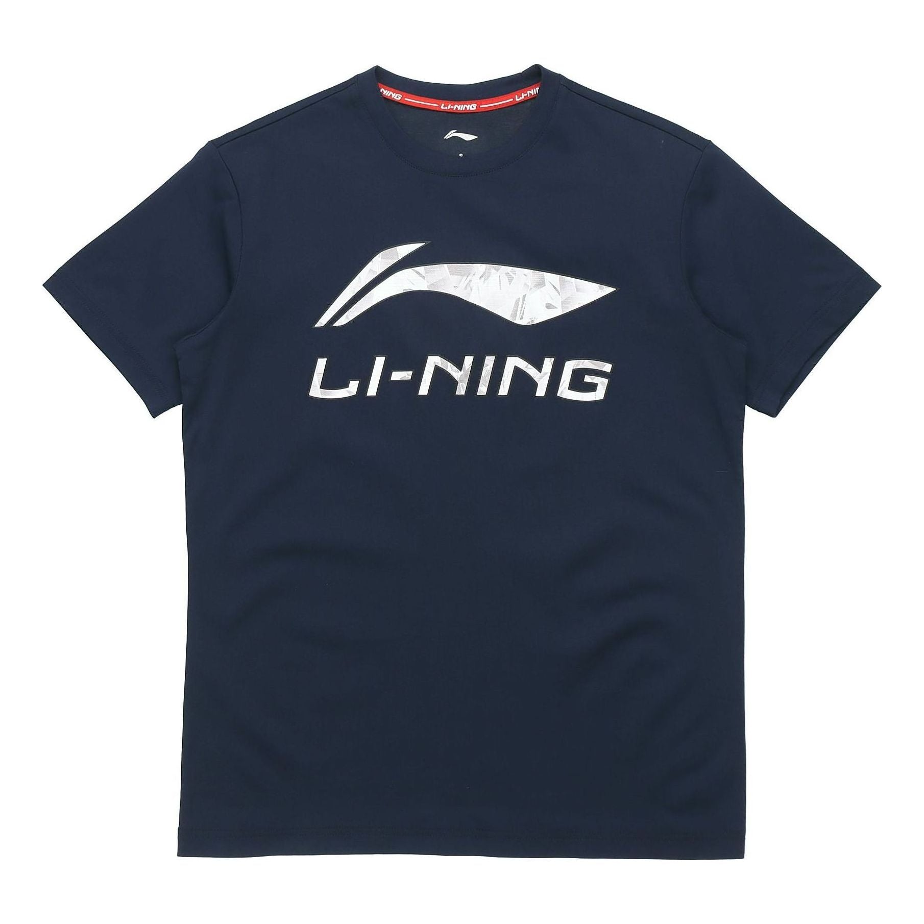 Li-Ning Silver Logo Casual Short Sleeve 'Blue' AHSP495-3