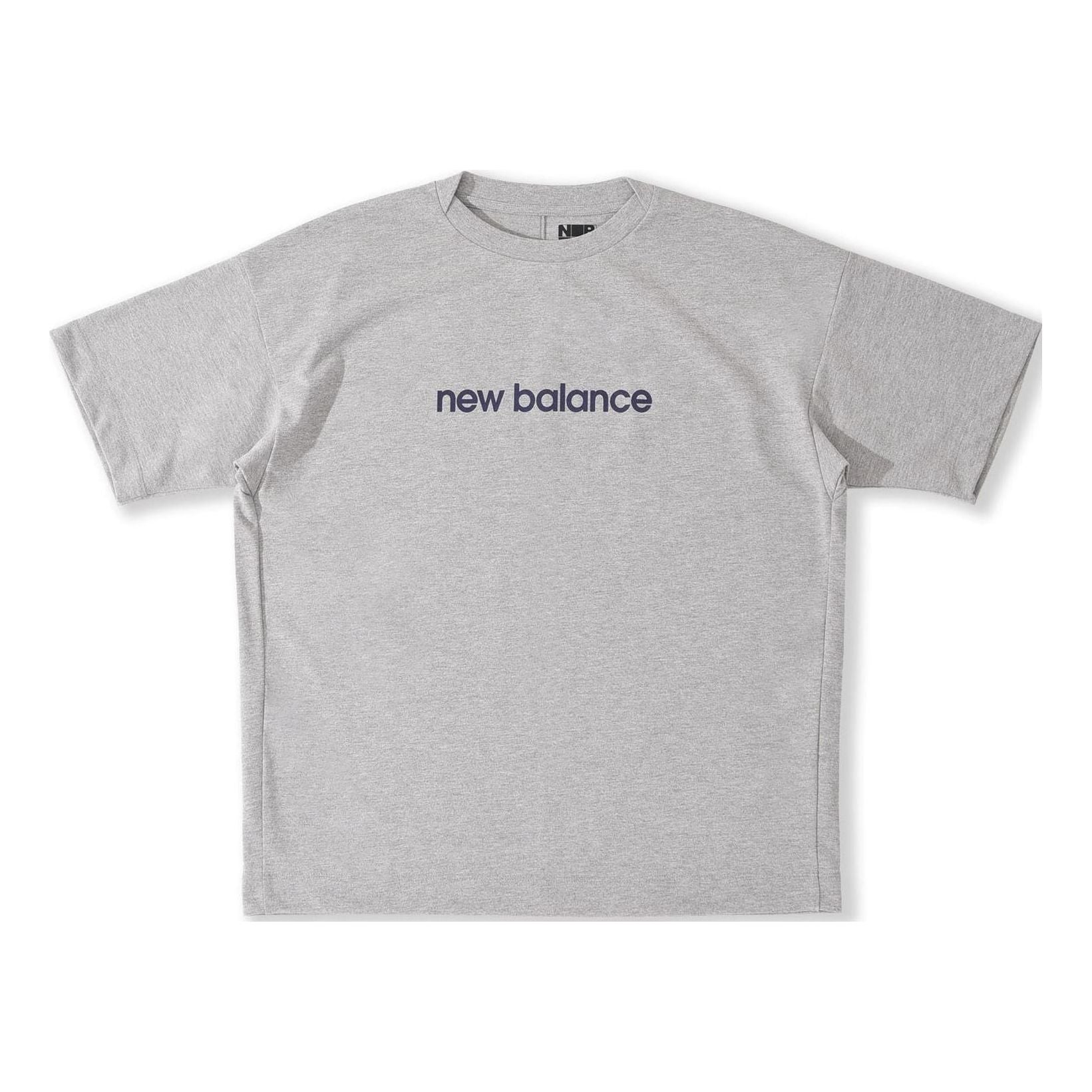 New Balance 9BOX n.6 Wide Tee Asia Sizing 'Athletic Grey' AMT35086-AG