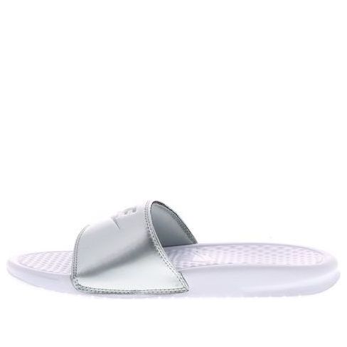 Nike Benassi JDI Sandals Slippers 'Silver White' YC343881-107