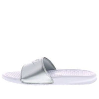 Nike Benassi JDI Sandals Slippers 'Silver White' YC343881-107