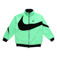 Nike Big Swoosh Reversible Boa Jacket (Asia Sizing) 'Lime Green Black' BQ6546-350