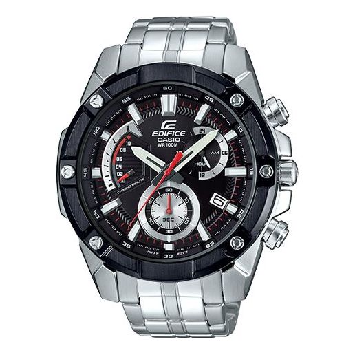 CASIO Waterproof EDIFICE Stainless Steel Strap Black Watch Dial Mens Black Analog EFR-559DB-1A