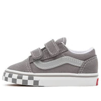Vans Toddler Reflective Sidestripe Old Skool Velcro 'Gray White' VN000D3YAC1