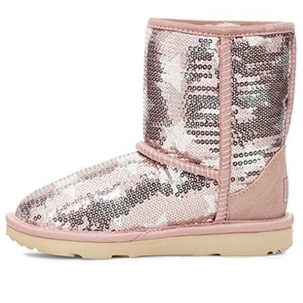 (PS) UGG Classic Short ll Sequin Star Pink 1107988T-PCRY