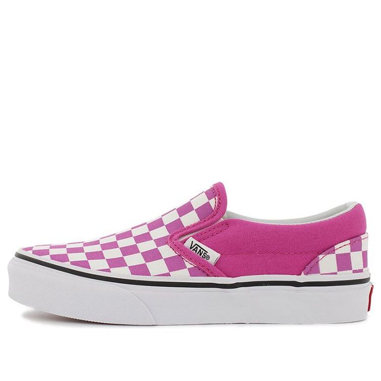 (GS) Vans Classic Slip-On 'Raspberry Rose Checkerboard' VN0A32QIQ6T