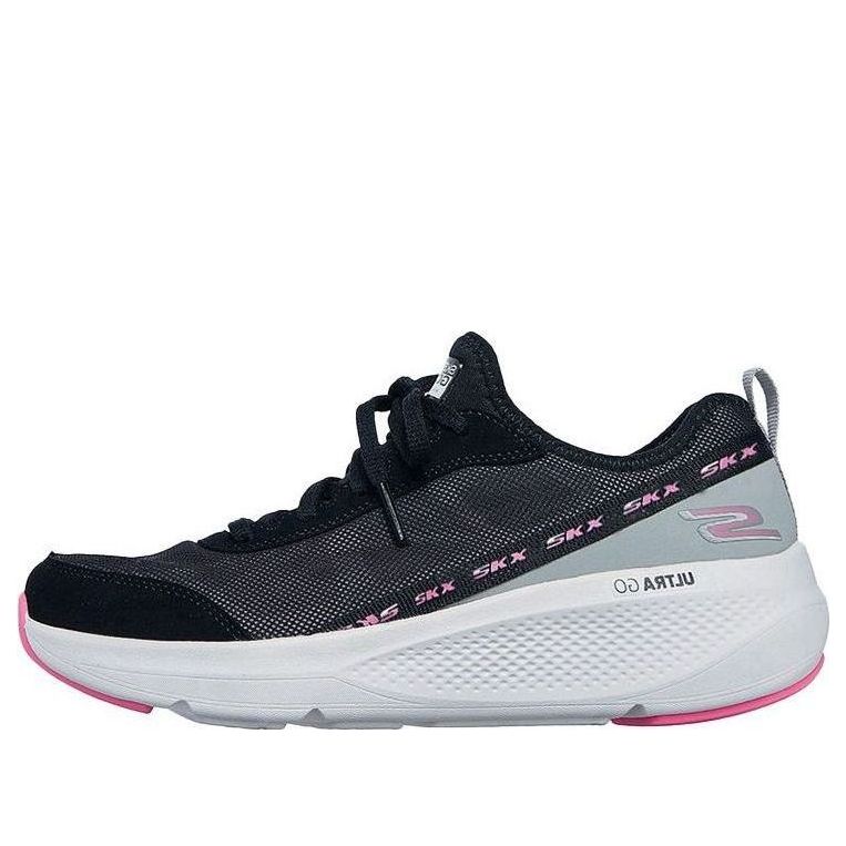 (WMNS) Skechers Go Run Elevate 'Black Grey' 128318-BKW