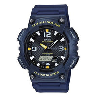 CASIO Waterproof Sports Solar Powered Quartz Mens Blue Analog/Digital Combo AQ-S810W-2A