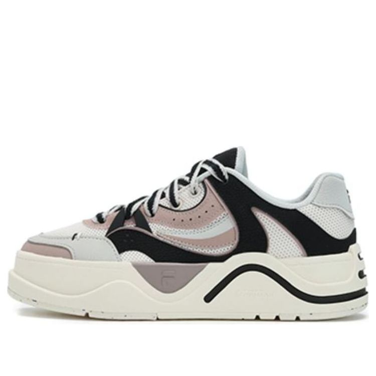 (WMNS) FILA FUSION 50-50'White Black Pink' T12W332201BPF