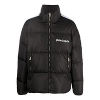 Palm Angels FW22 Classic Track Down Jacket 'Black White' PMED019F22FAB0011001