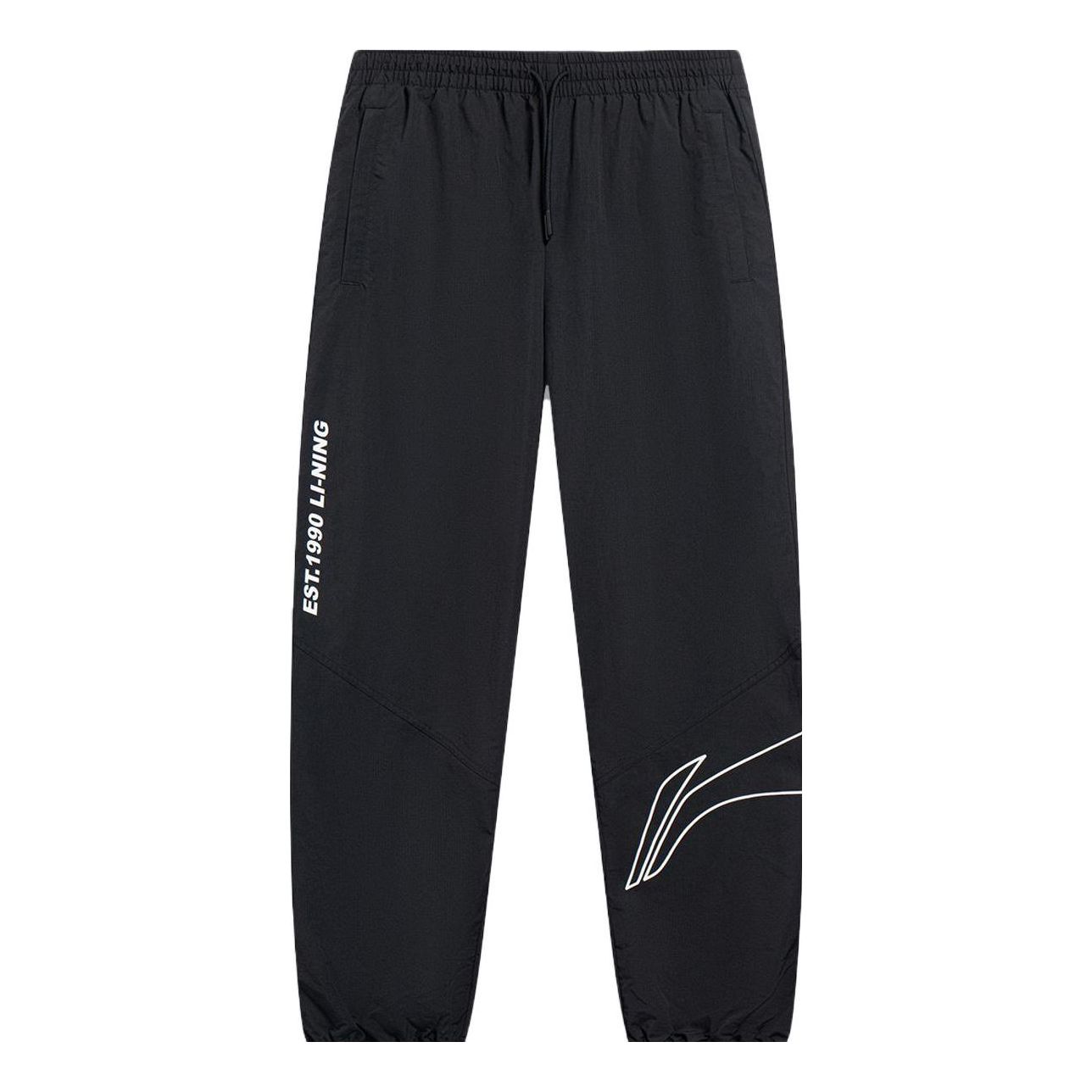Li-Ning Graphic Joggers Pants 'Black' AYKT561-2
