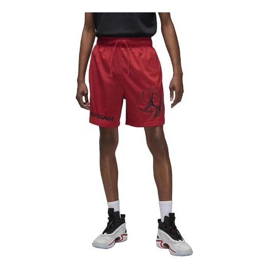 Air Jordan Dri-FIT Sport BC Mesh Shorts 'Gym Red Black' DZ0569-687