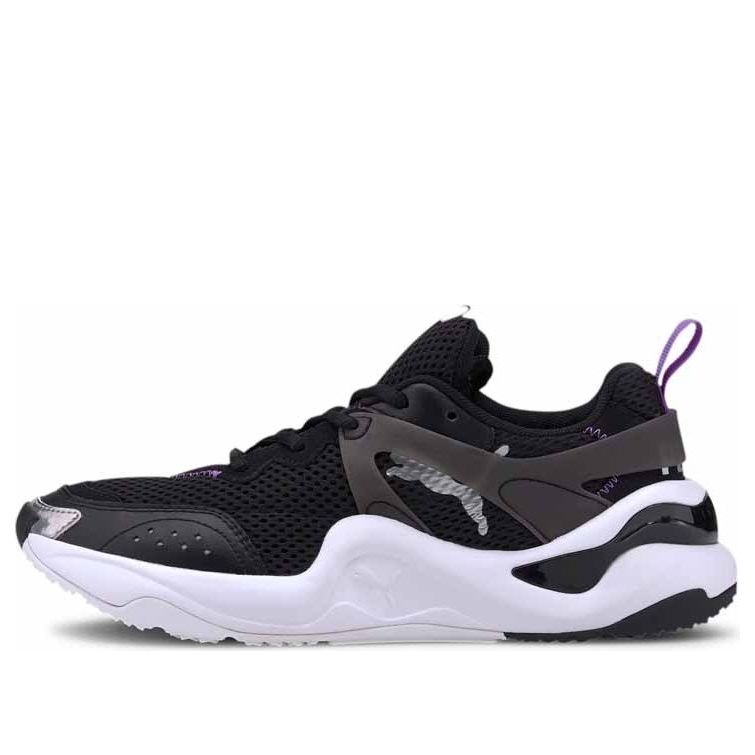 (WMNS) PUMA Rise Contrast 'Black Sunny Lime' 372323-02