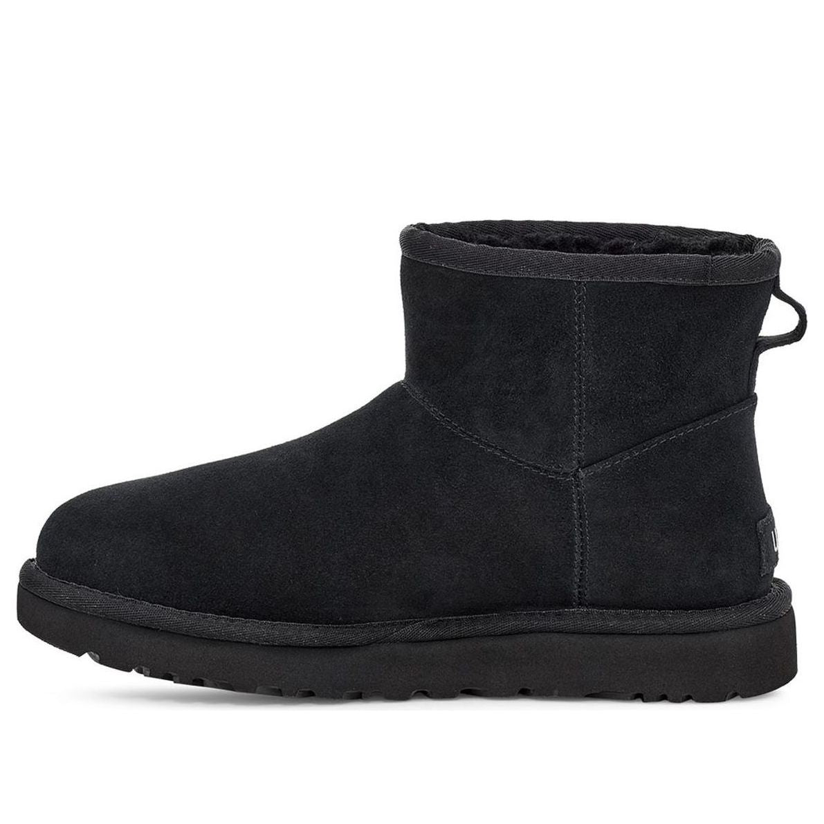 (WMNS) UGG Classic Mini Star Fleece Lined Snow Boots Black 1108909-BLK