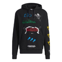 adidas originals Fangtastic Series Disney Mickey Printing Sports Pullover Black H37060