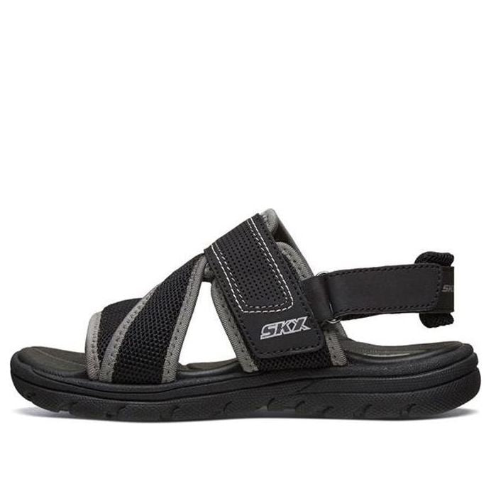 (GS) Skechers Supreme Sandals 'Black' 92222L-BKGY