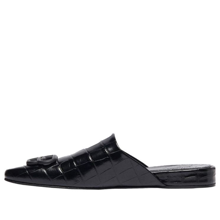 (WMNS) Balenciaga Cosy Mules Black 601218WA9D41000
