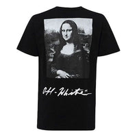 Off-White Oversized Monalisa Graphic Print T-Shirt /White OWKC038-051020-BK