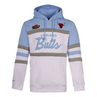 Mitchell & Ness x Chicago Bulls Head Coach Pullover Hoodie 'Blue White' FPHDSC19029-CBUWHLB
