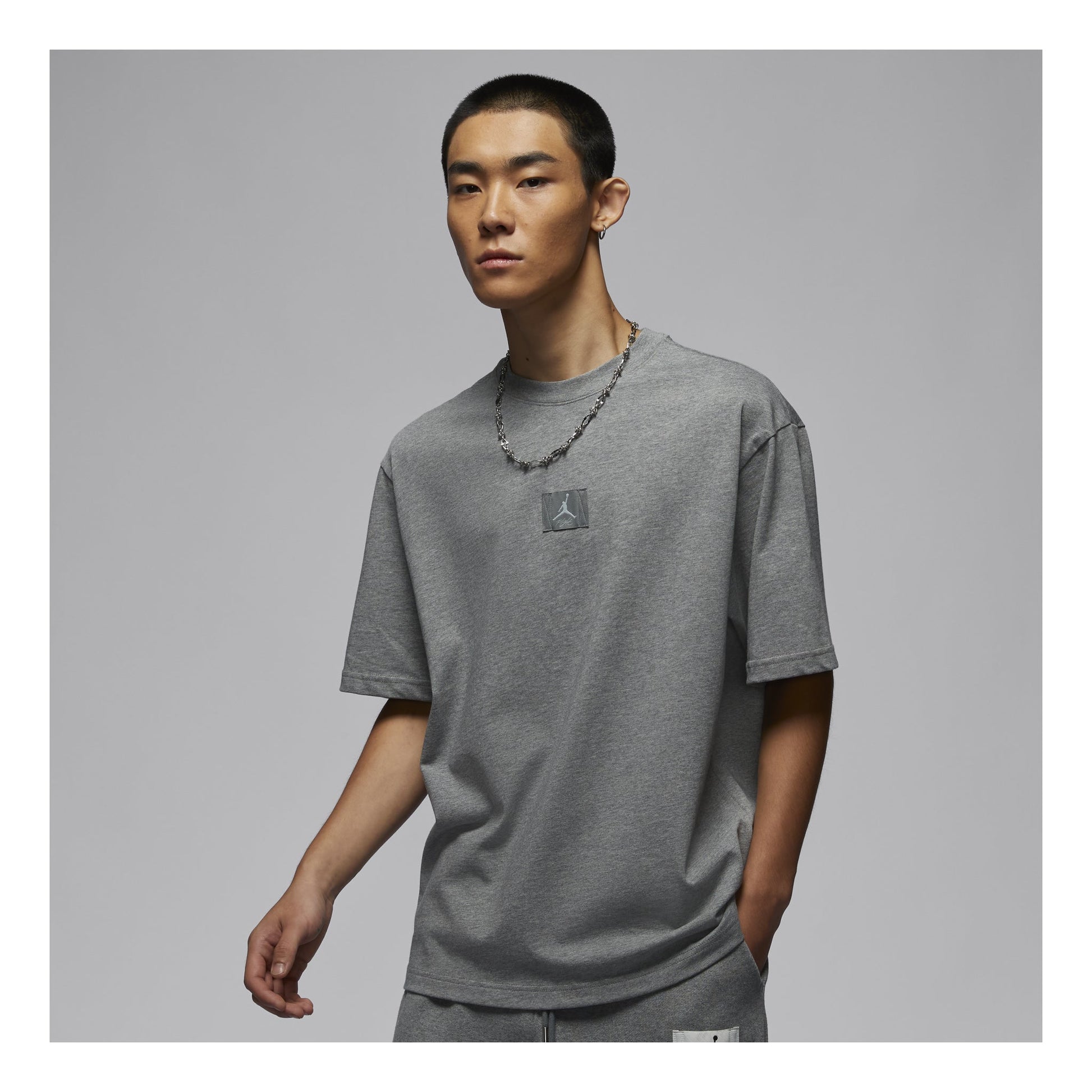 Air Jordan Flight Essentials 85 T-Shirt Asia Sizing 'Grey' FZ1913-091