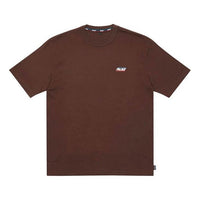 PALACE Basically A Tshirt Logo Micro Mark Round Neck Short Sleeve Unisex Brown P20TS083