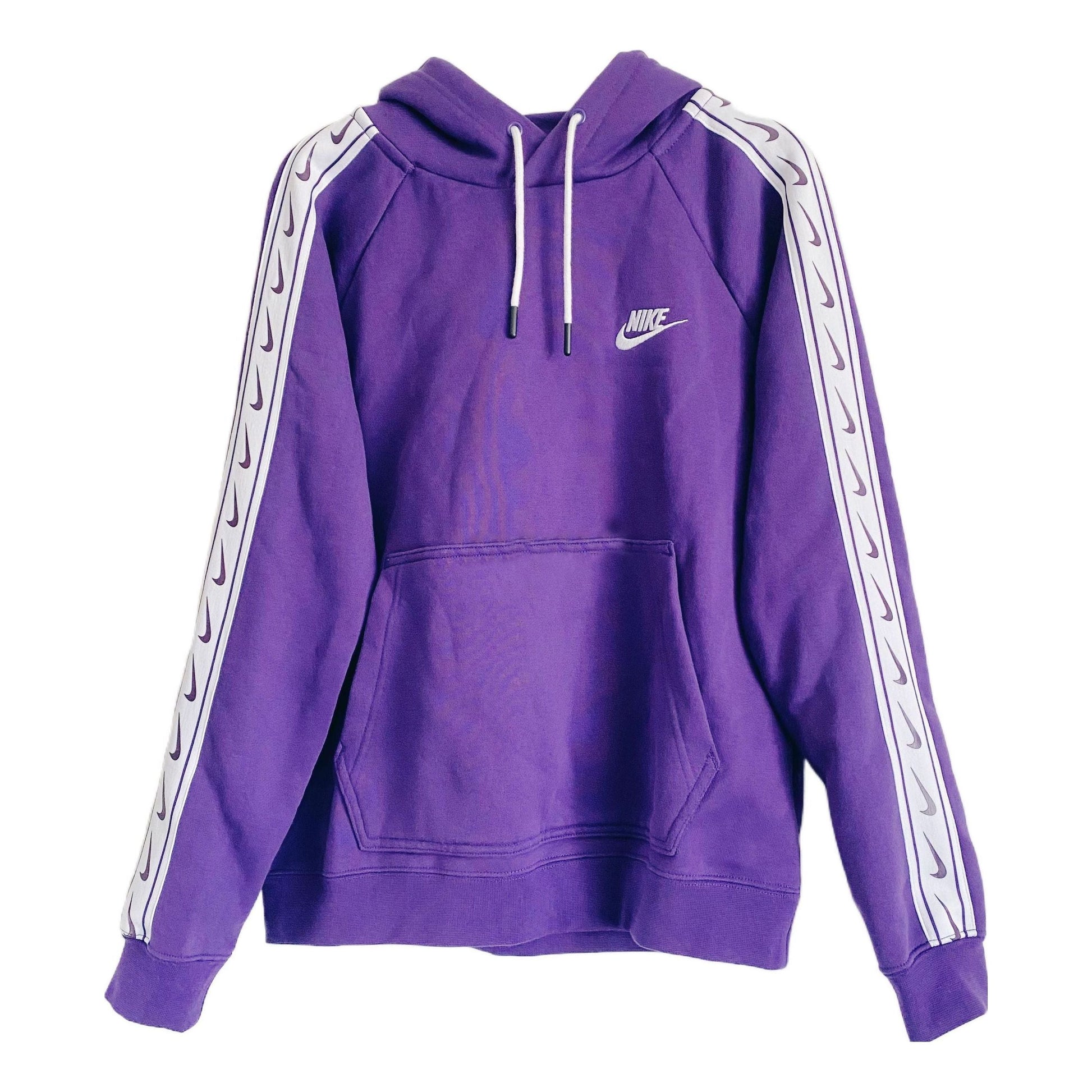 (WMNS) Nike Logo Sportswear Hoodie 'Purple White' CU9262-580