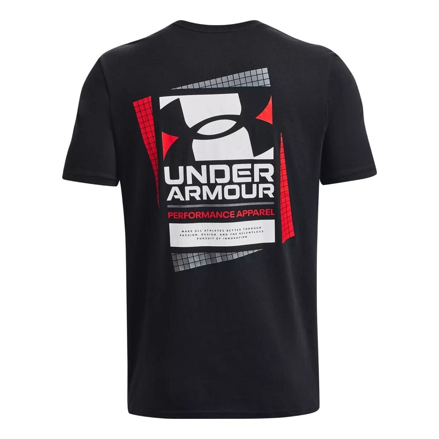 Under Armour Multicolor Box Logo T-shirt 'Black' 1370529-002