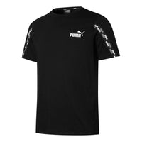 PUMA Power Tape Casual Breathable Sports Short Sleeve Black 847672-01