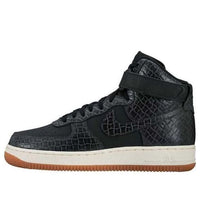 (WMNS) Nike Air Force 1 High Premium 'Croc Black Gum' 654440-009