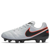 (GS) Nike Tiempo Legend VI FG 'Grey Black Orange' 819186-001