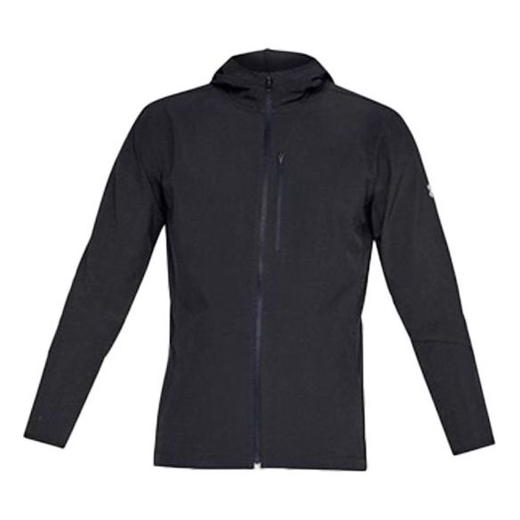 Men's Under Armour Outrun The Storm Casual Sports Jacket Black 1318013-001