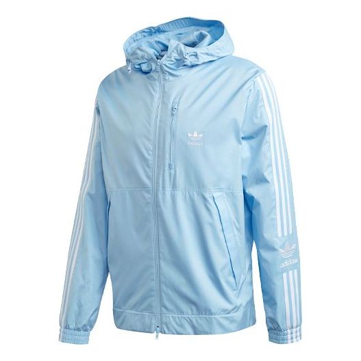adidas originals Lock Up Wb hooded track Jacket Pink Blue FM3818