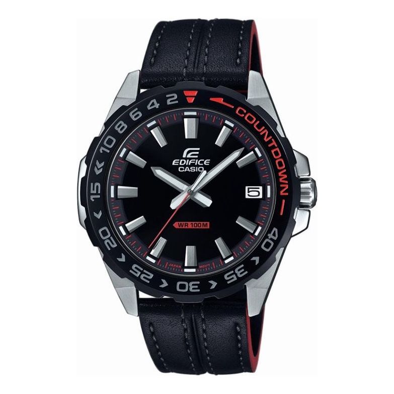 CASIO EDIFICESeries Men'ses Mens Black Analog EFV-120BL-1A