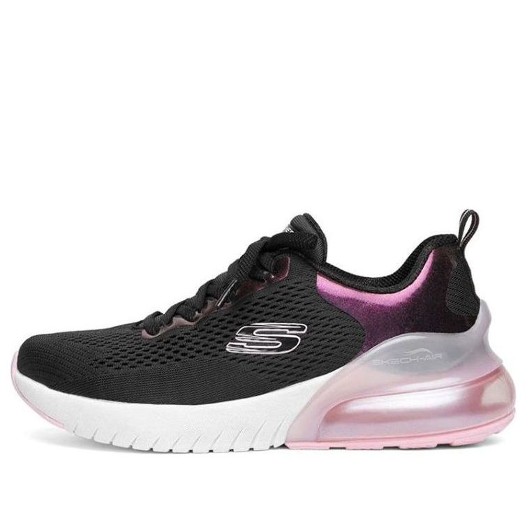 (WMNS) Skechers Skech-Air Stratus Black/White/Pink 149123-BKPK